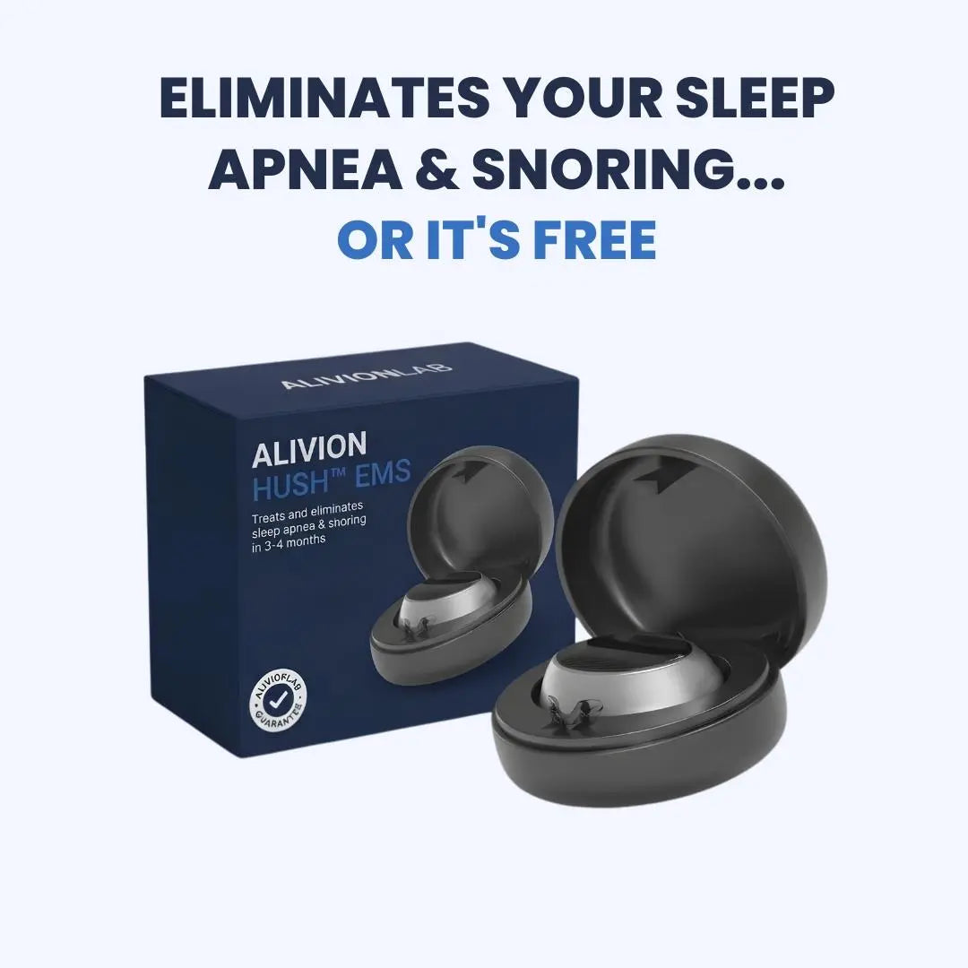 Alivion Hush™ EMS Anti-Snoring Device. AlivionLab