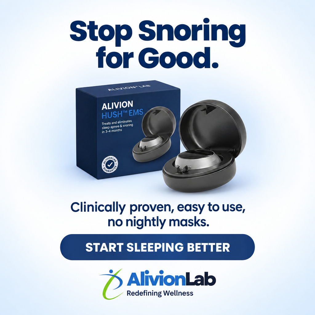 Alivion Hush™ Eliminates Snoring AlivionLab